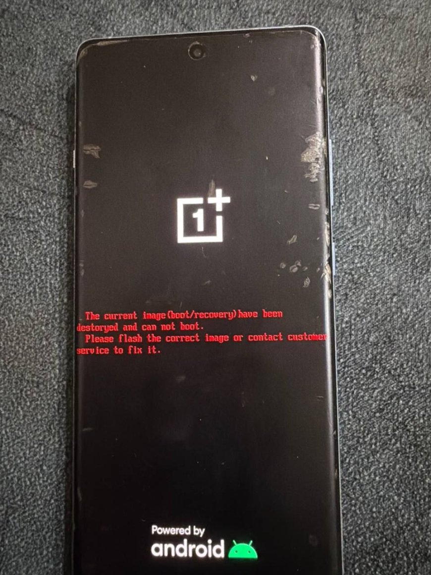 The current image (boot/recovery) has been destroyed and cannot boot - Fix (Solution)