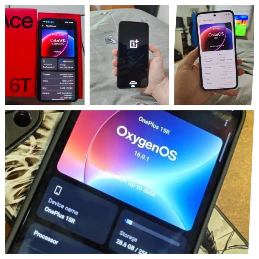 OnePlus Ace 6T (PLR110) Convert to OnePlus 15R (Global) – Unbrick & Flash Guide